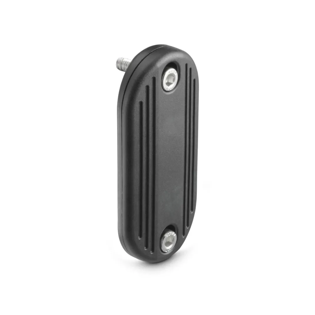 AirTag-Fahrradhalterung, extraflach, 8 x 4,1 x 1,1 cm, Schwarz