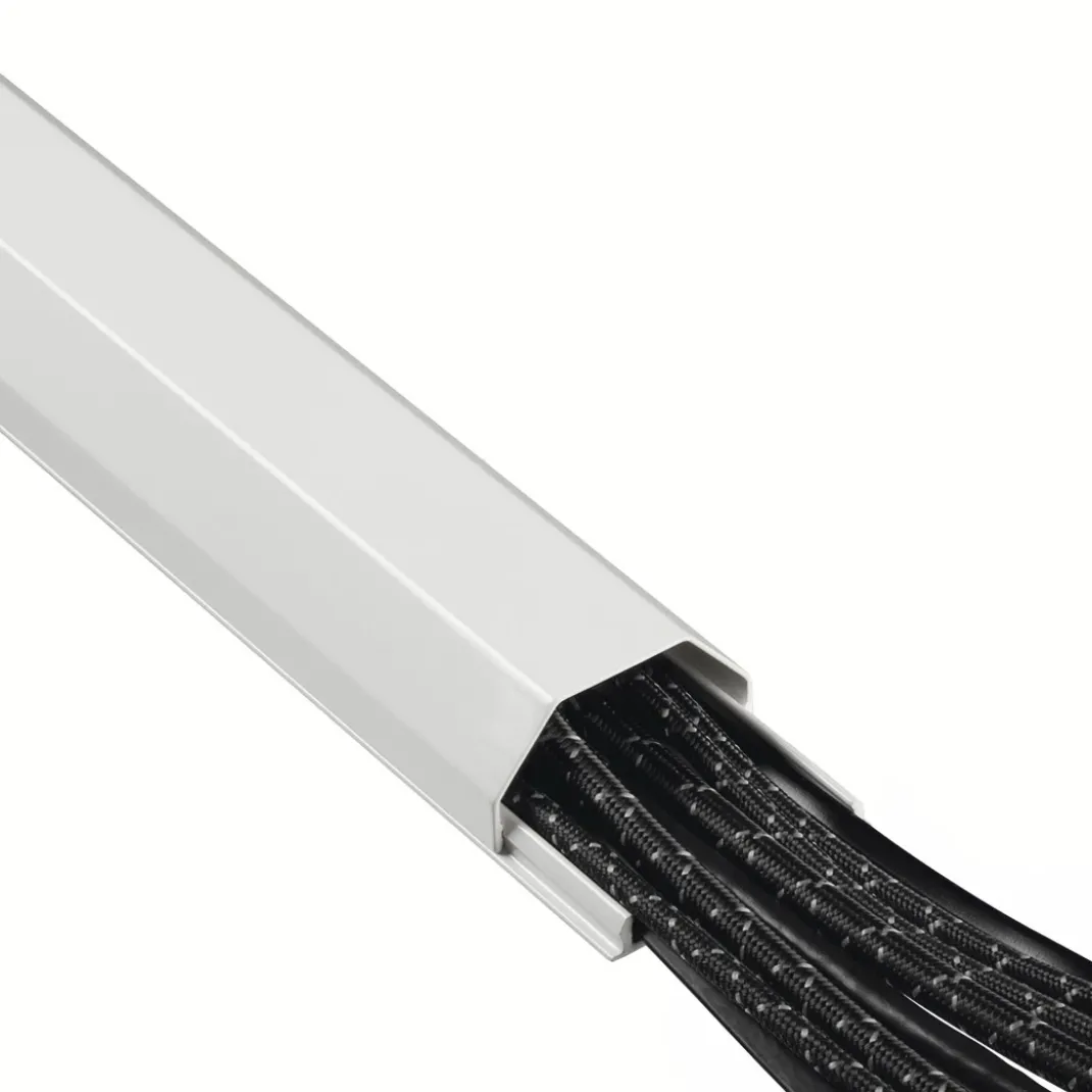 Alu-Kabelkanal, eckig, 110 x 5 x 2,6 cm, Weiß