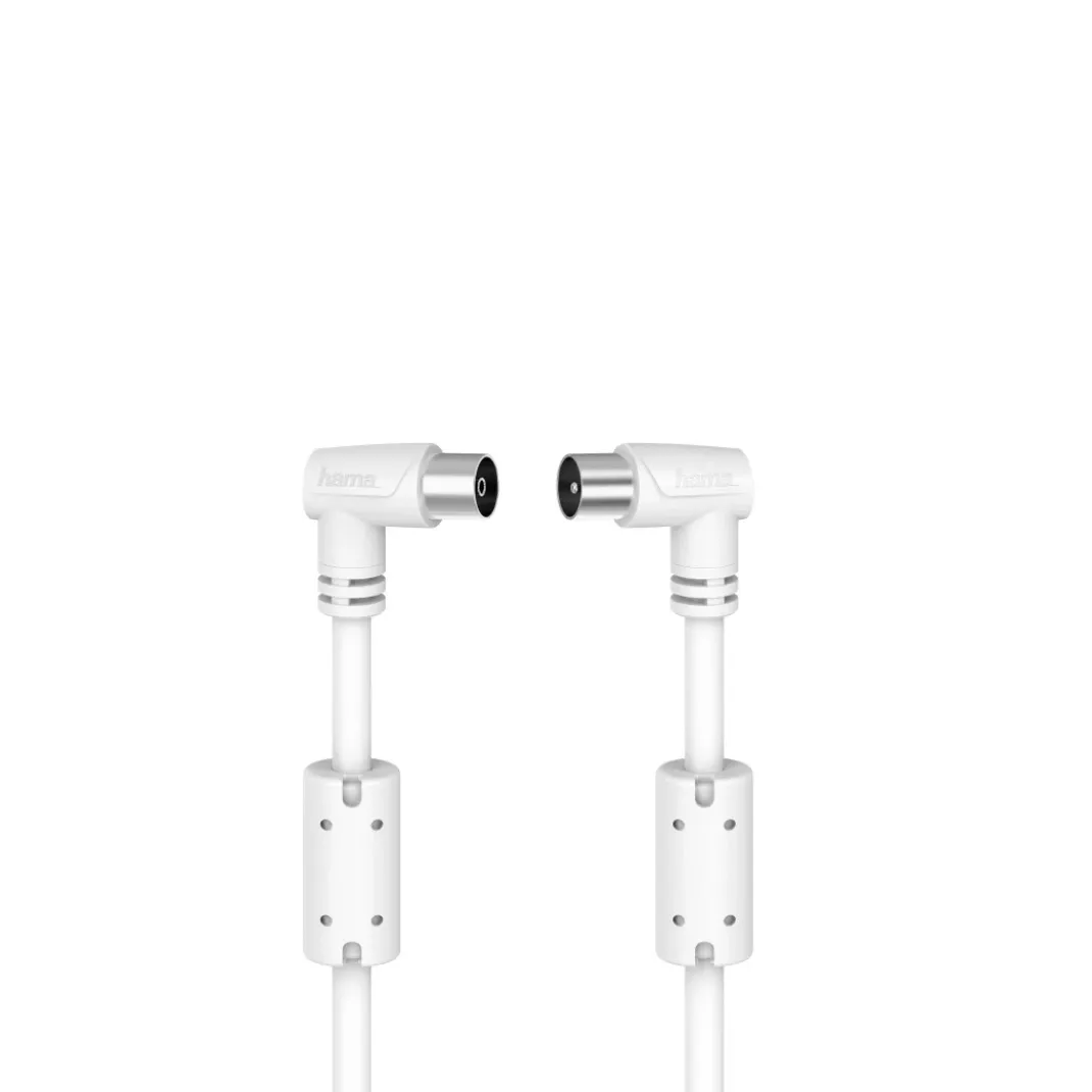 Antennen-Kabel, Koax-Stecker - Koax-Kupplung, 90°, 3,0 m, 90 dB