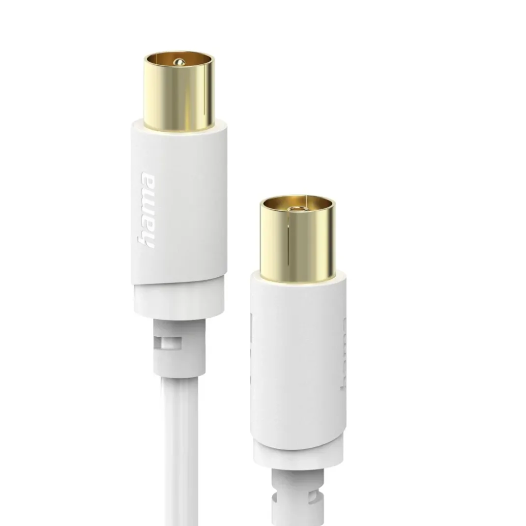 Antennen-Kabel, Koax-Stecker - Koax-Kupplung, vergoldet, 3,0 m, 120 dB