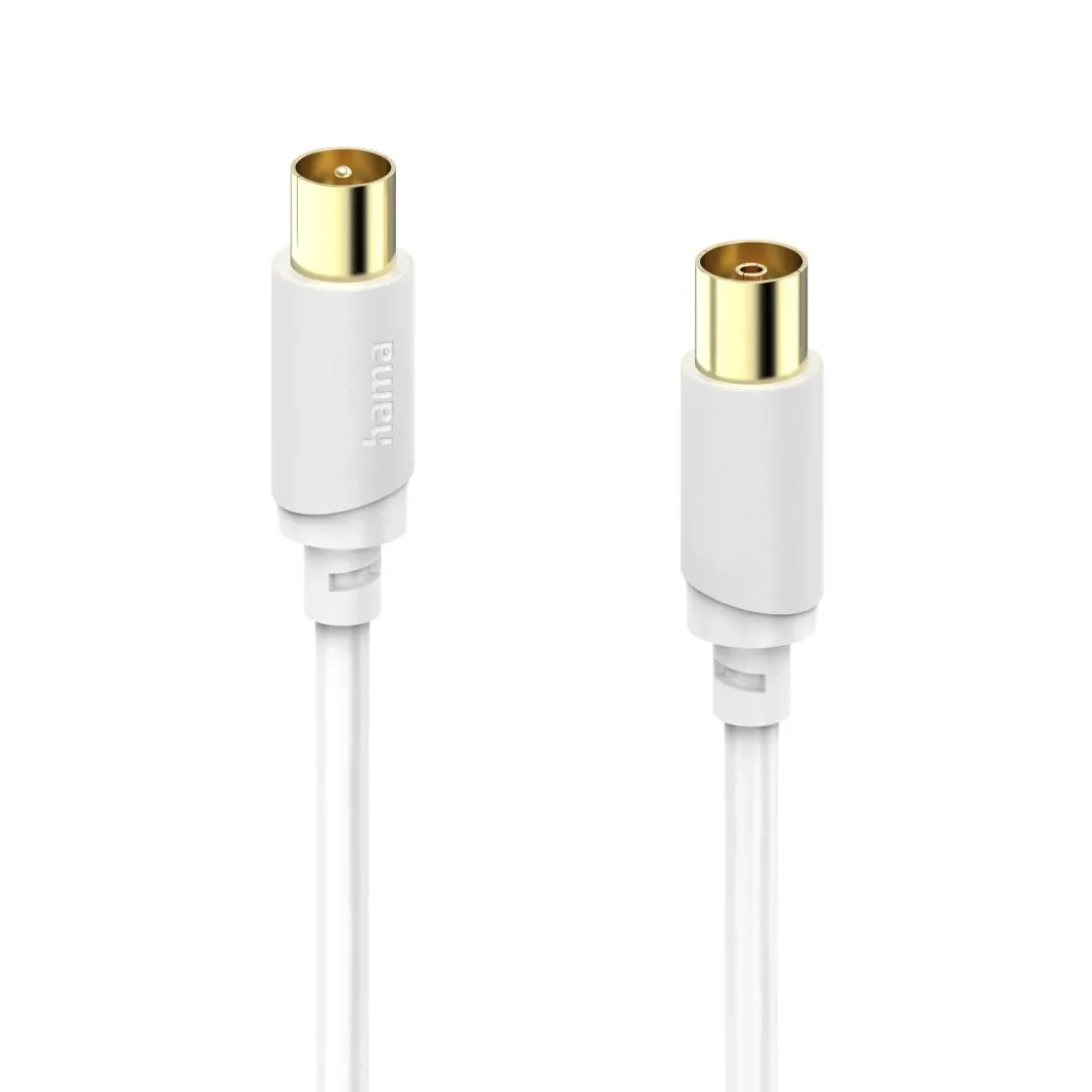 Antennen-Kabel, Koax-Stecker - Koax-Kupplung, vergoldet, 3,0 m, 120 dB