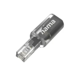 Anti-Twist-Adapter, Transparent/Schwarz