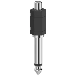 Audio-Adapter, Cinch-Kupplung - 6,3-mm-Klinken-Stecker Mono