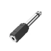Audio-Adapter, 3,5-mm-Klinken-Kupplung Mono - 6,3-mm-Klinken-Stecker Mono