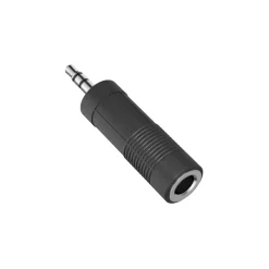 Audio-Adapter, 3,5-mm-Klinken-Stecker - 6,3-mm-Klinken-Kupplung, Stereo