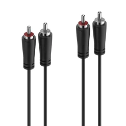 Audio-Kabel, 2 Cinch-Stecker - 2 Cinch-Stecker, 1,5 m