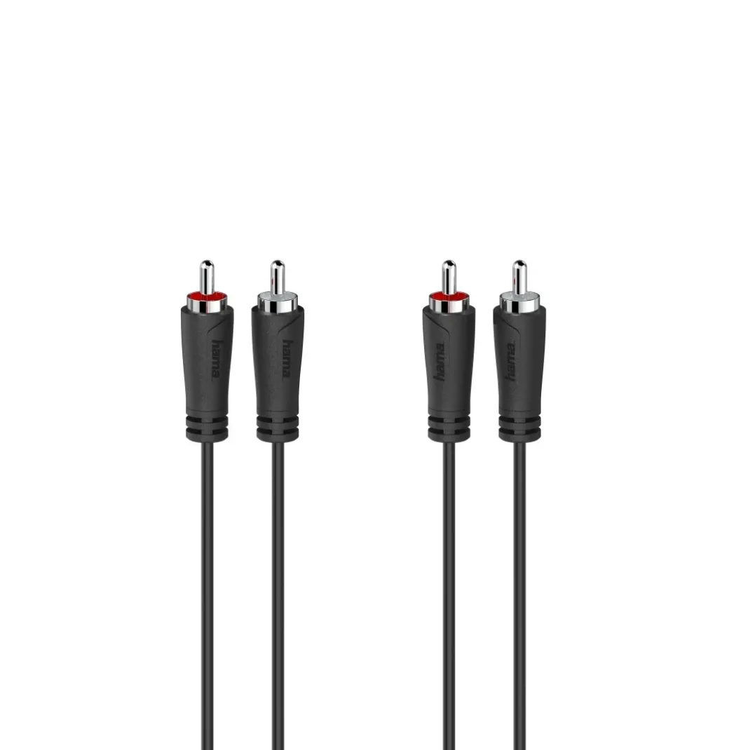 Audio-Kabel, 2 Cinch-Stecker - 2 Cinch-Stecker, 5,0 m