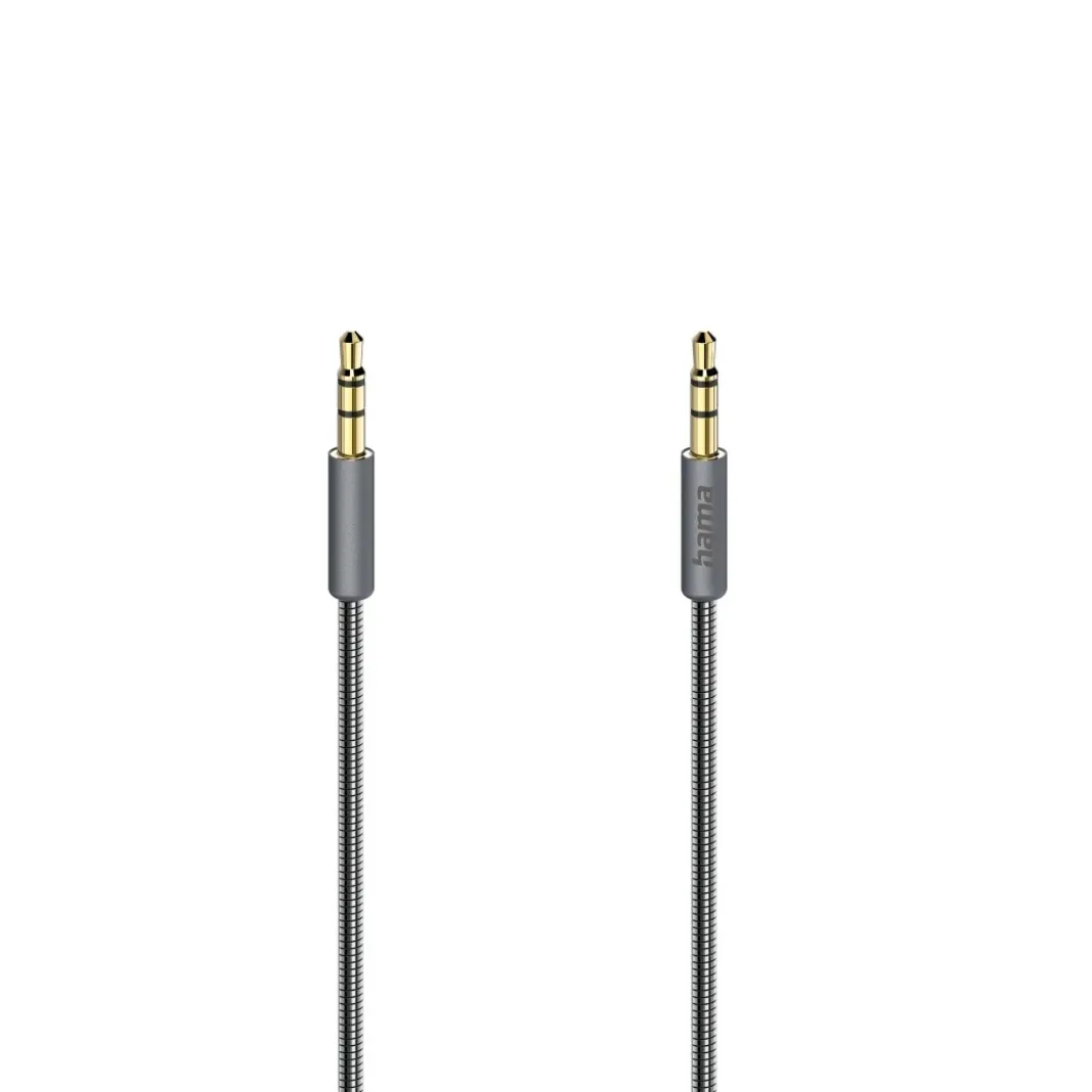 Audio-Kabel "Elite", 3,5-mm-Klinken-St. - St., Metall, vergoldet, 0,75 m