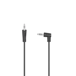 Audio-Kabel, 3,5-mm-Klinken-St. 90° - 3,5-mm-Klinken-St., Stereo, 1,5 m