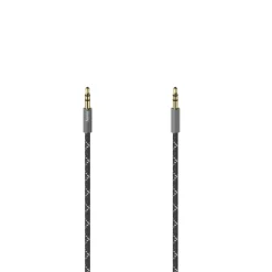 Audio-Kabel, 3,5-mm-Klinken-St. - St., Stereo, Metall, vergoldet, 1,5 m