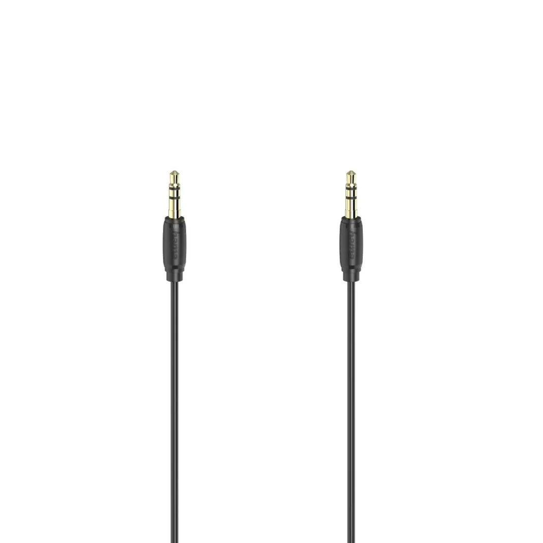 Audio-Kabel, 3,5-mm-Klinken-St. - St., Stereo, vergoldet, ultradünn, 3,0 m