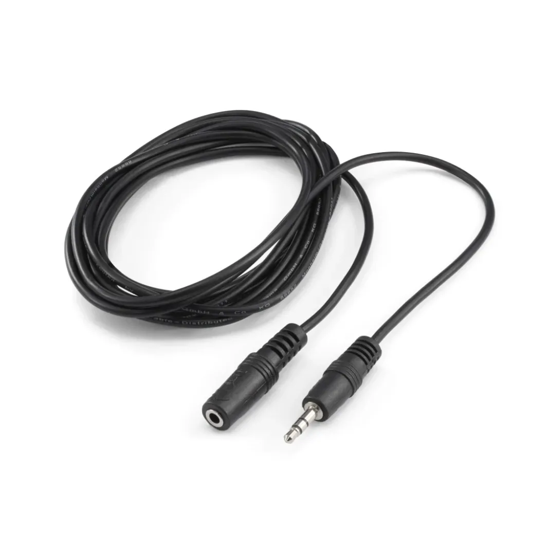 Audio-Kabel, 3,5-mm-Klinken-Stecker/Kupplung, Stereo, 2,5 m