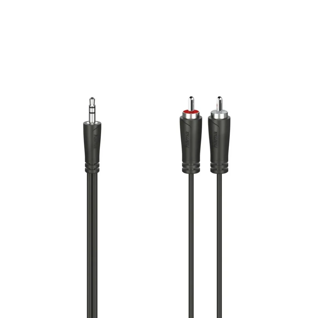 Audio-Kabel, 3,5-mm-Klinken-Stecker - 2 Cinch-Stecker, Stereo, 1,5 m