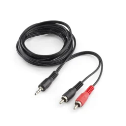 Audio-Kabel, 3,5-mm-Klinken-Stecker - 2 Cinch-Stecker, 2 m