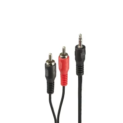 Audio-Kabel, 3,5-mm-Klinken-Stecker - 2 Cinch-Stecker, 2 m