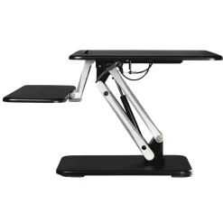 Aufsatz für Sitz-Steh-Arbeitsplatz, M (80,0 x 52,0), Schwarz