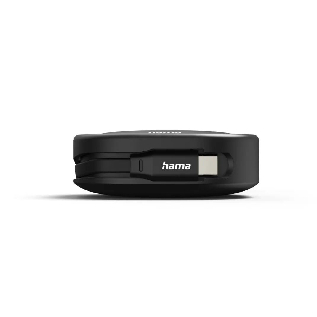 Ausziehbares Ladekabel, USB-C - USB-C, 60 W, 1m