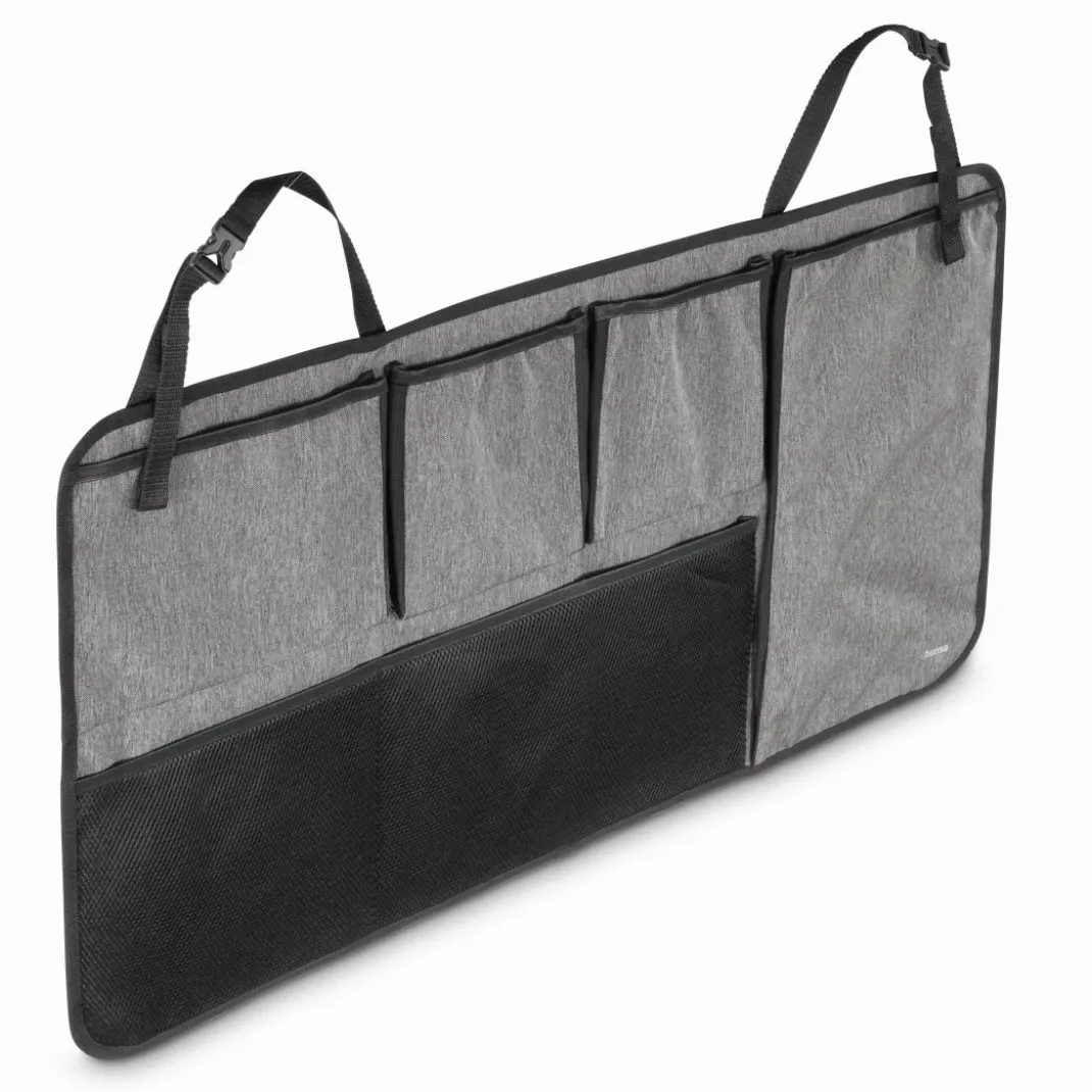 Auto Kofferraum-Organizer für Rückwand, Schwarz/Grau