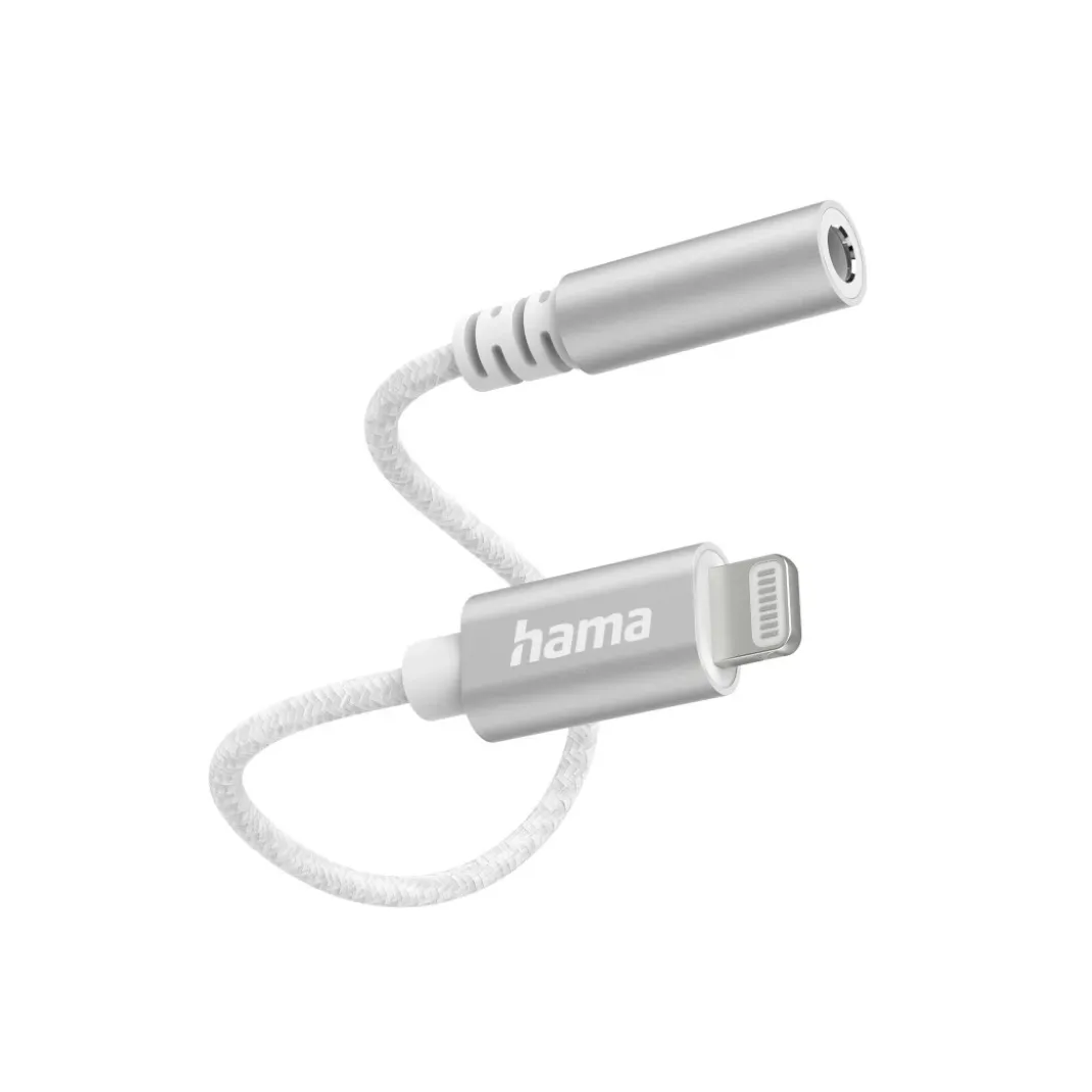 Aux-Adapter Lightning – 3,5-mm-Klinke-Buchse, Weiß