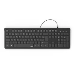 Basic-Tastatur "KC-200", Schwarz, QWERTY, UKR