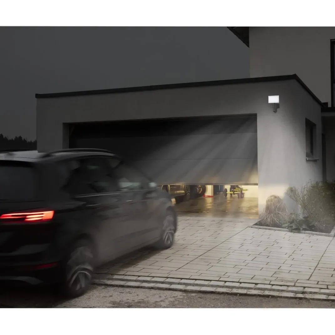 Überwachungskamera mit Licht und Bewegungsmelder, WLAN, für außen, 1080p