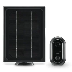 Überwachungskamera, WLAN-Kamera outdoor, Akku, Solar, Aufzeichnung, 1080p