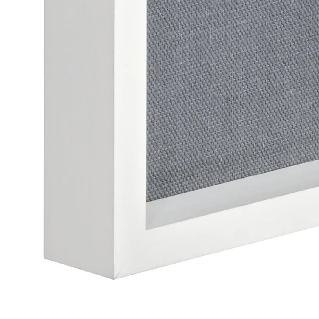 Bilderrahmen "Muro", mit Schnur und Klammern, Weiß, 29,5 x 36,5 cm