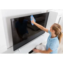 Bildschirmreiniger, Schaum + Reinigungstuch, 200 ml, TV, Büro + Küche
