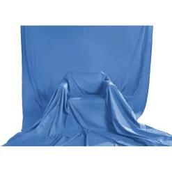 Bluescreen Hintergrund, Stoff, 2,95 x 6 m, Royalblau