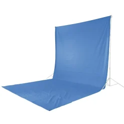 Bluescreen Hintergrund, Stoff, 2,95 x 6 m, Royalblau