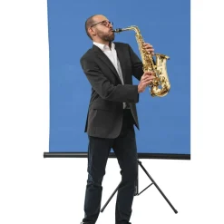 Bluescreen Hintergrund, Stoff, 2,95 x 6 m, Royalblau