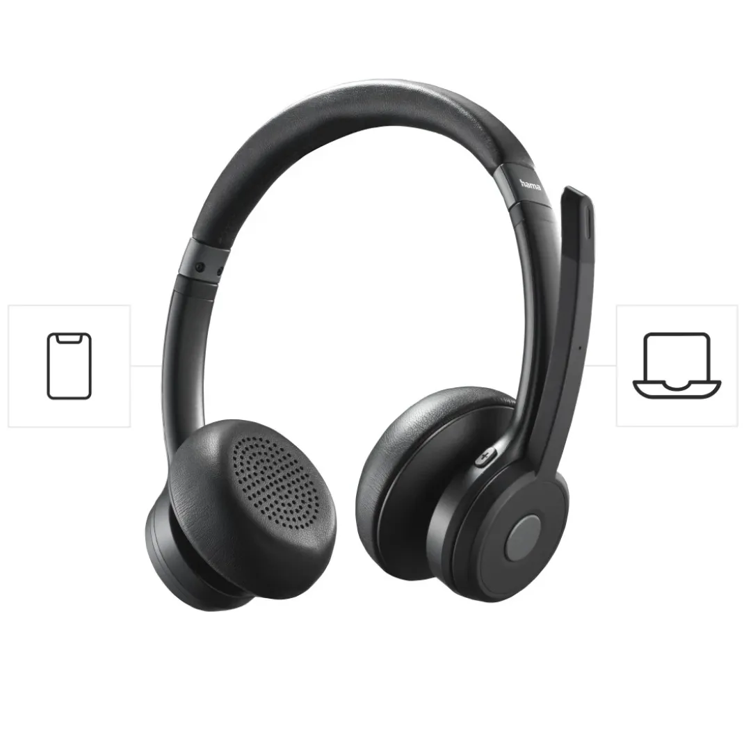 Bluetooth®-Headset "BT700", mit Mikrofon, kabellos, für PC, Handy, Schwarz