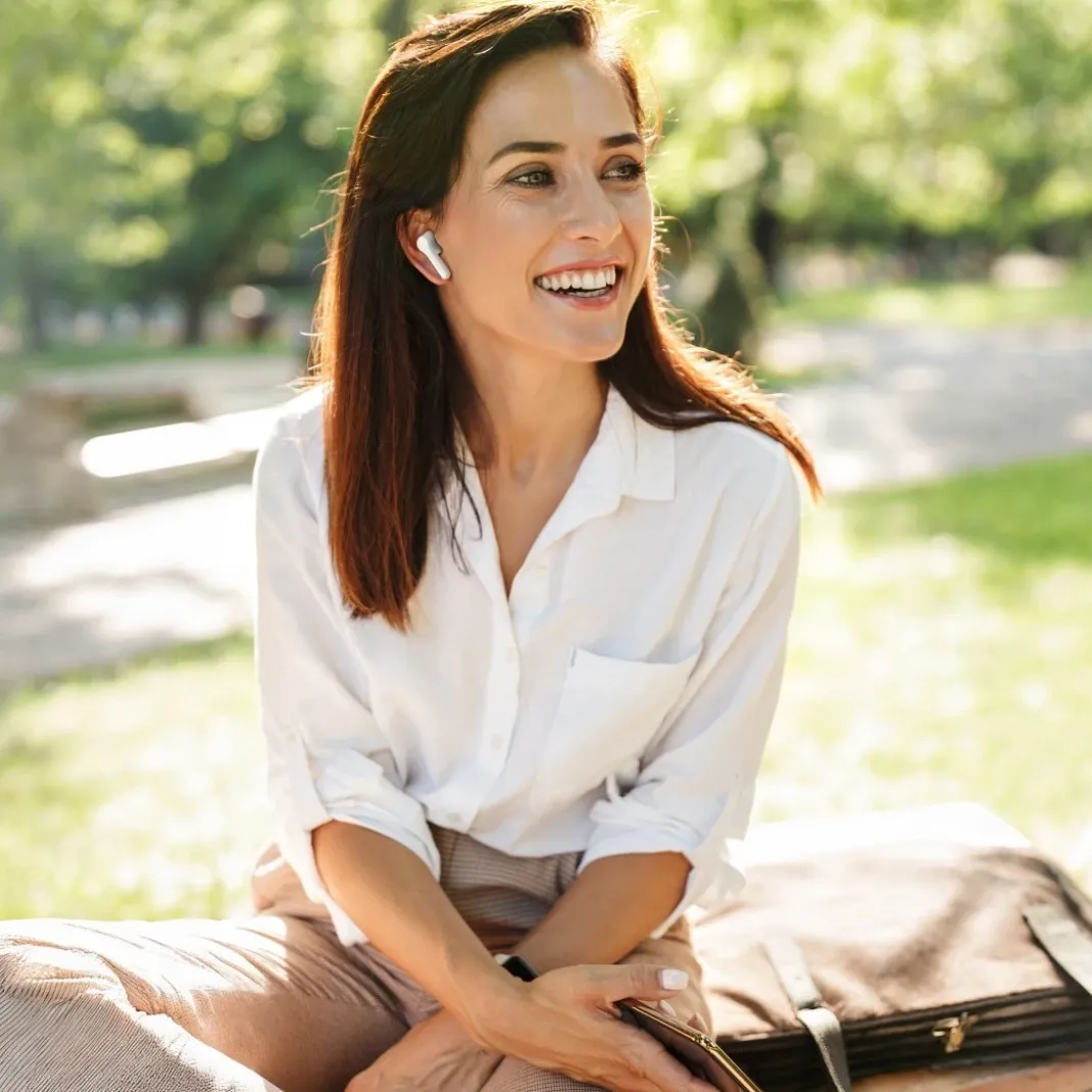 Bluetooth®-Kopfhörer "Action One", True Wireless, Earbuds, Weiß