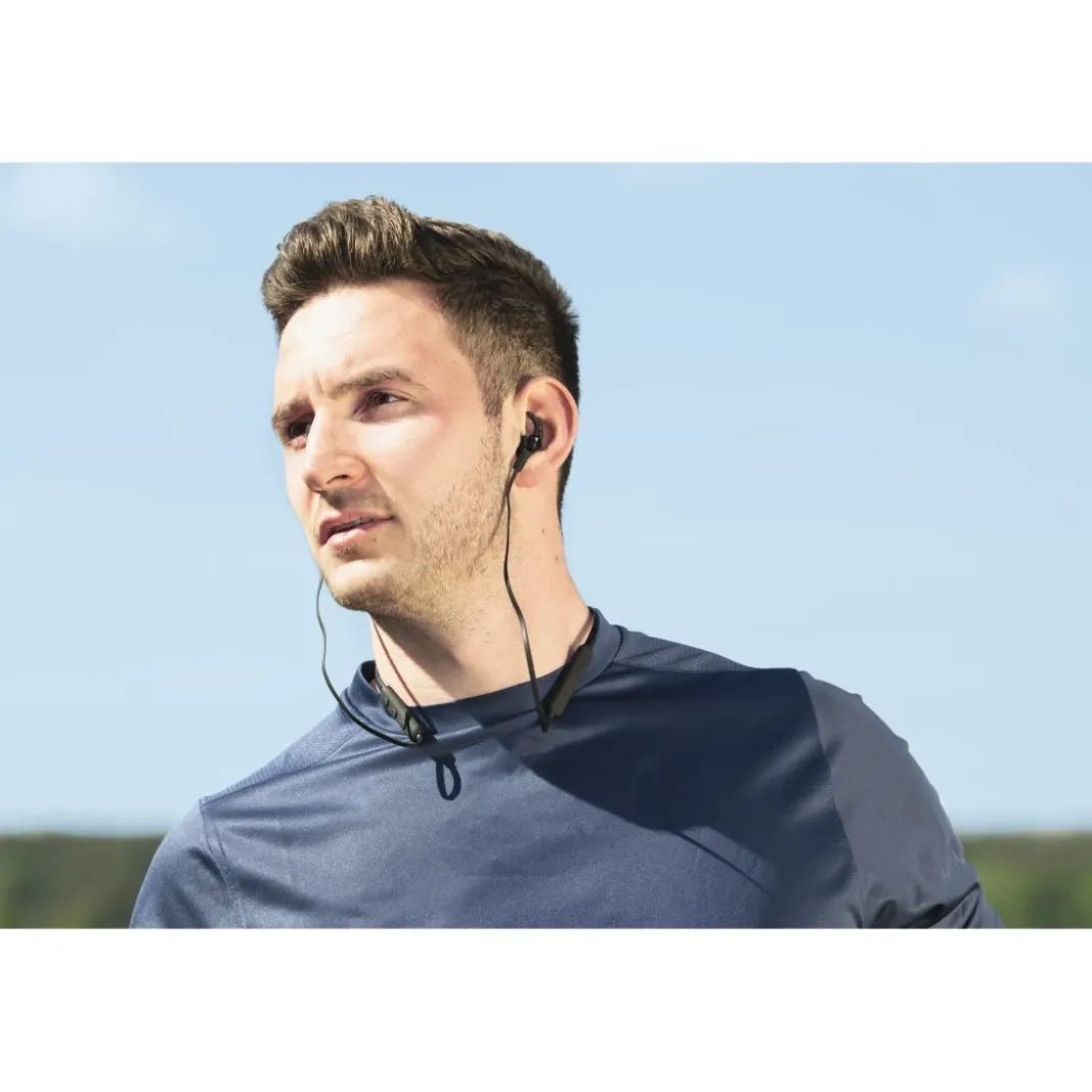 Bluetooth®-Kopfhörer "Freedom Neck II", In-Ear, Mikrofon, Ear-Hook, Schwarz