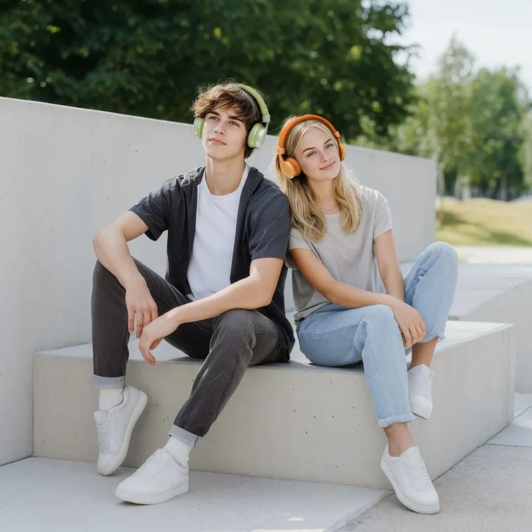 Bluetooth®-Kopfhörer "Freedom Lit III", On-Ear, faltbar, mit Mikrofon, Grün