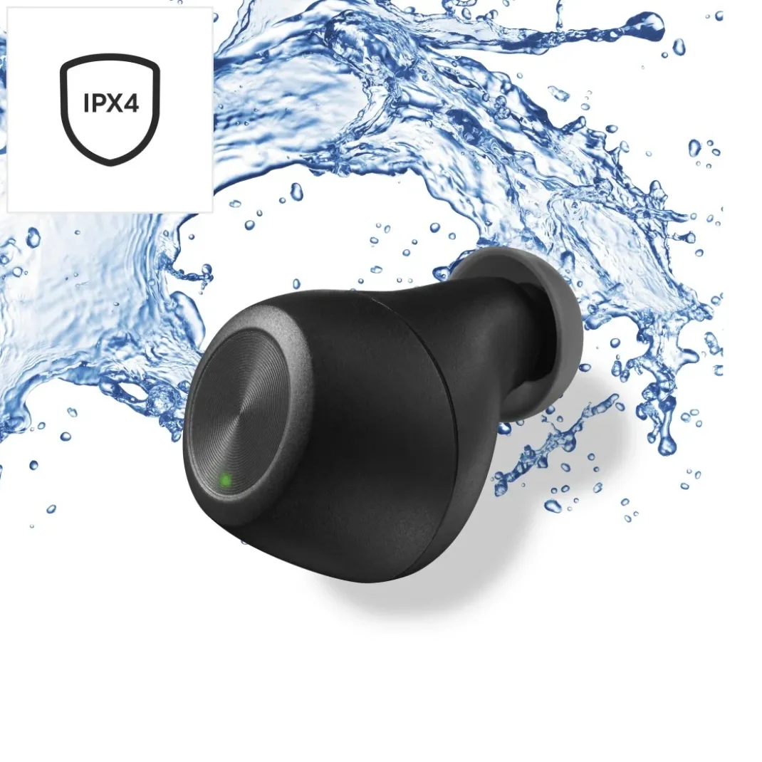 Bluetooth®-Kopfhörer "Passion Chop", TWS, In-Ear, Wireless Charging, Schw.