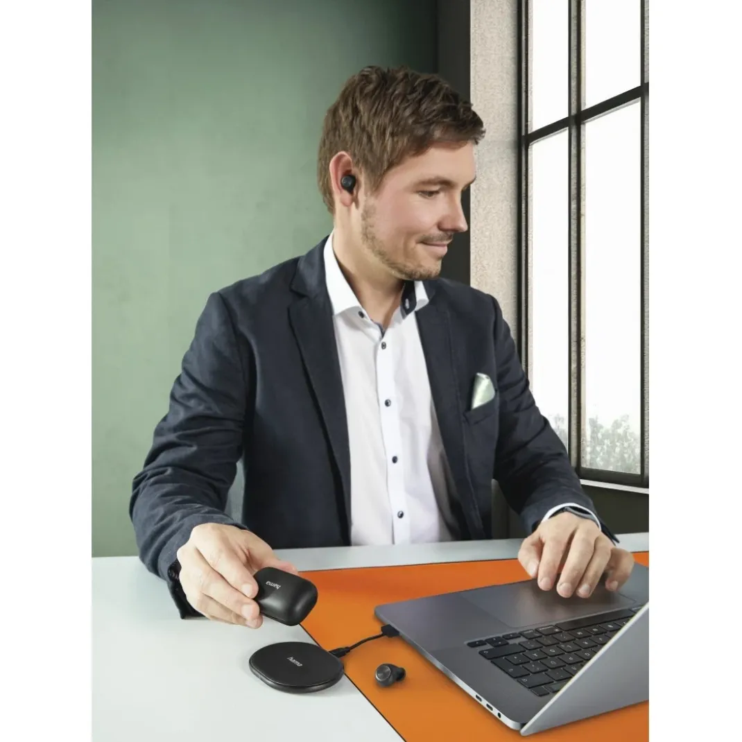 Bluetooth®-Kopfhörer "Passion Chop", TWS, In-Ear, Wireless Charging, Schw.