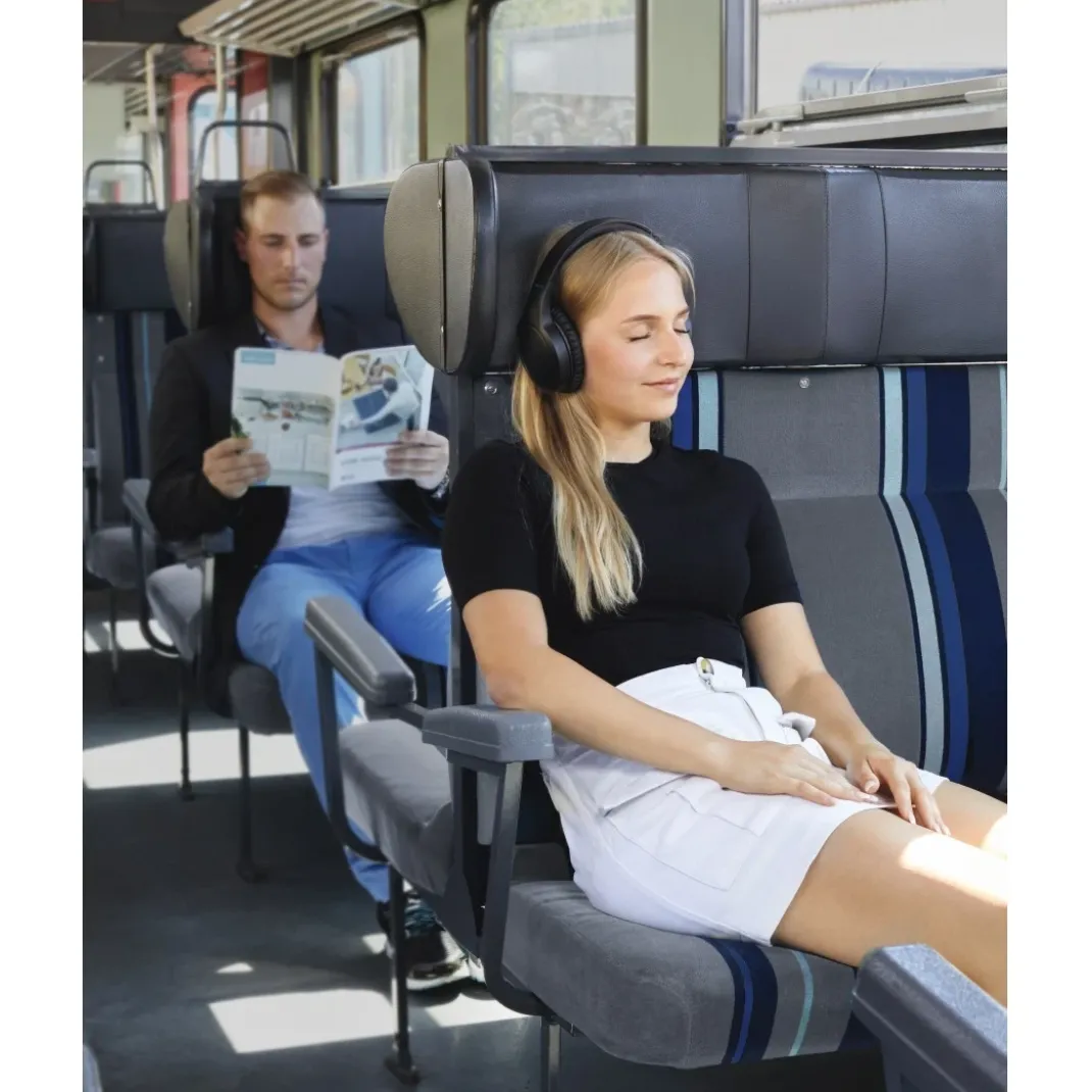 Bluetooth®-Kopfhörer "Spirit Focused", Over-Ear, ANC, Mikro, Tasche, Schw.