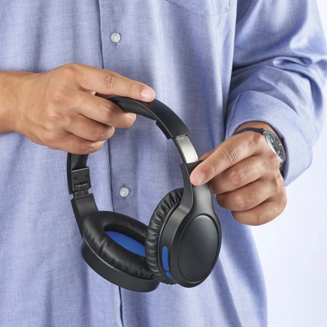 Bluetooth®-Kopfhörer "Spirit Focused", Over-Ear, ANC, Mikro, Tasche, Schw.