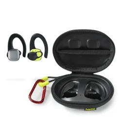 Bluetooth®-Kopfhörer "Spirit Athletics", True Wireless, Ohrbügel, Schw/Gelb