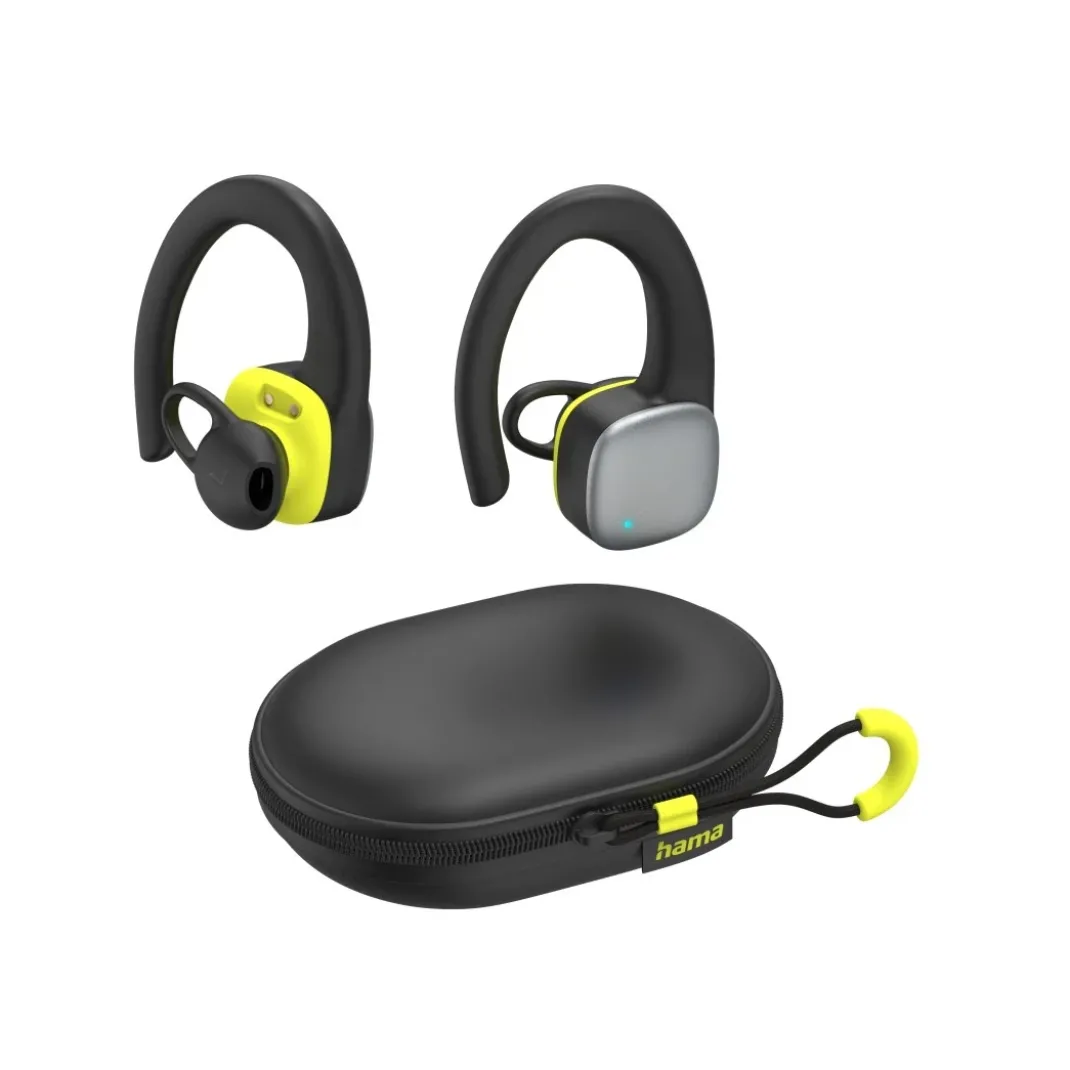 Bluetooth®-Kopfhörer "Spirit Athletics", True Wireless, Ohrbügel, Schw/Gelb