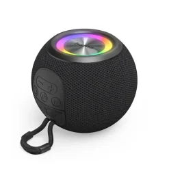 Bluetooth®-Lautsprecher "Ball Shape Speaker", 5 Licht-Modi, 5W, Schwarz