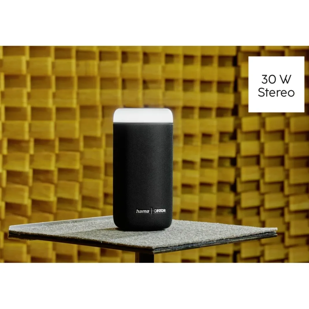Bluetooth®-Lautsprecher "Glow Pro", wasserfest IPX4, 5 Licht-Modi, 30W, SW