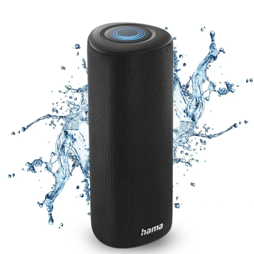 Bluetooth®-Lautsprecher "Pipe 3.0" wasserdicht IPX5, 10 Licht-Modi, 24W, SW