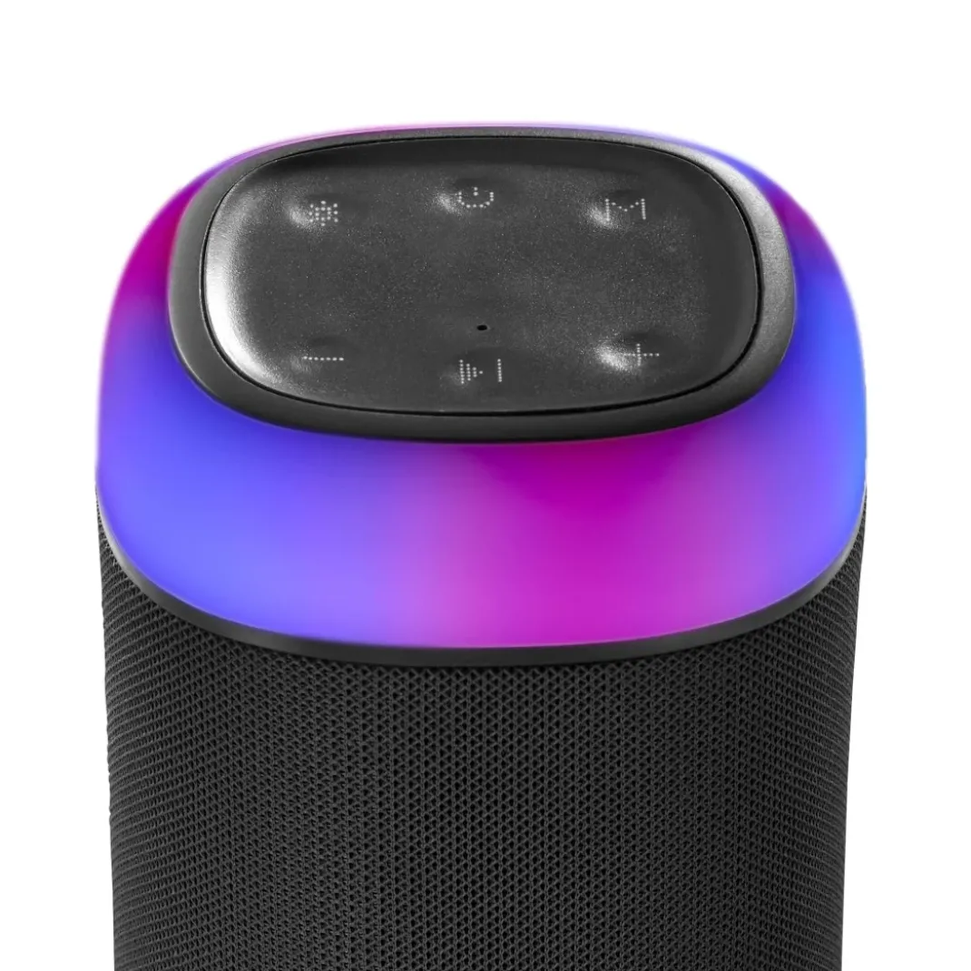 Bluetooth®-Lautsprecher "Shine 2.0", LED, spritzwassergeschützt, 30W, Schw.