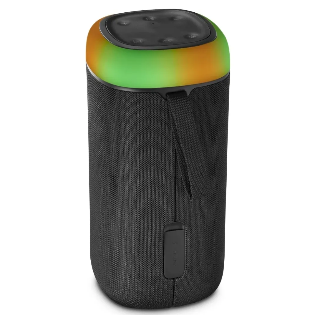 Bluetooth®-Lautsprecher "Shine 2.0", LED, spritzwassergeschützt, 30W, Schw.