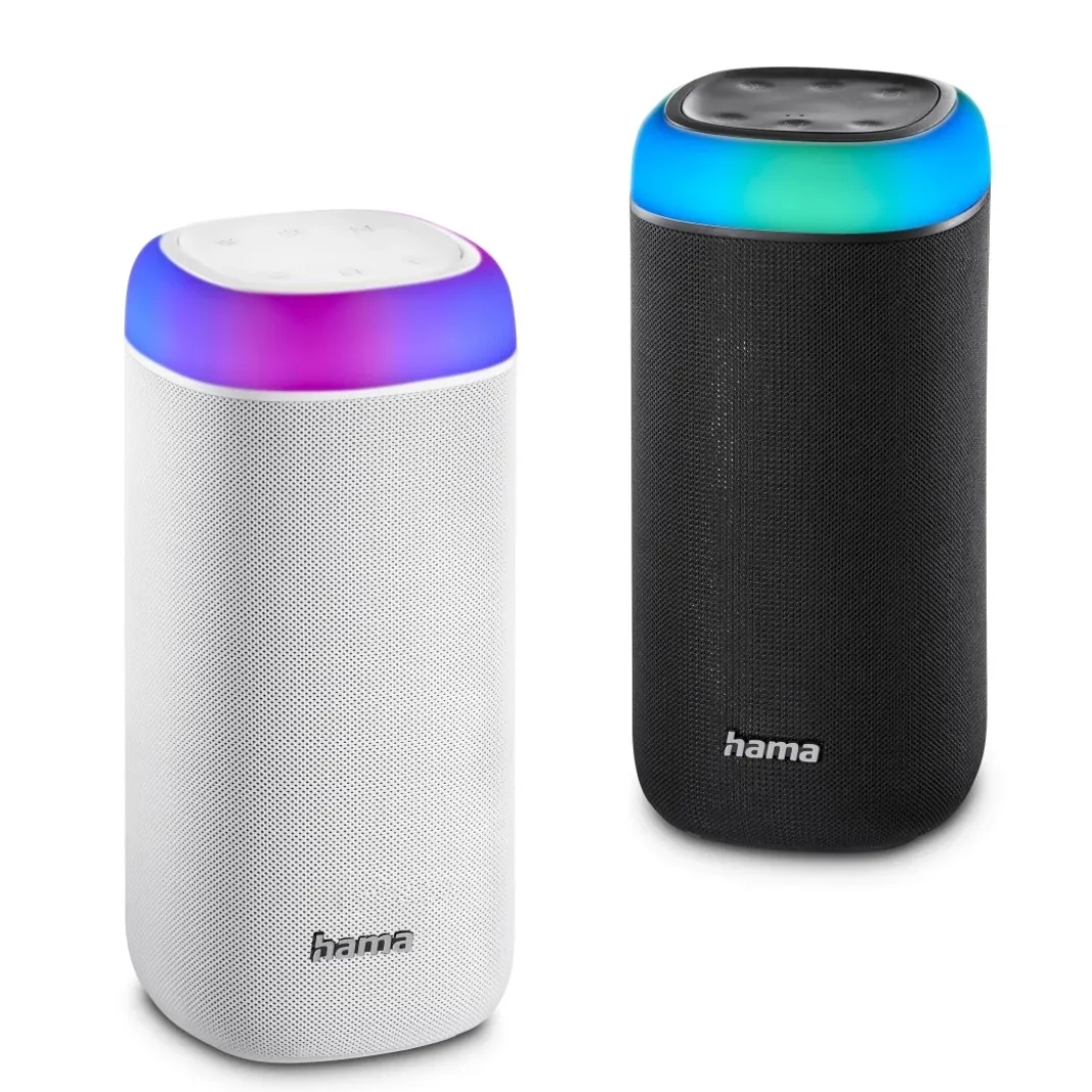 Bluetooth®-Lautsprecher "Shine 2.0", LED, spritzwassergeschützt, 30W, Schw.