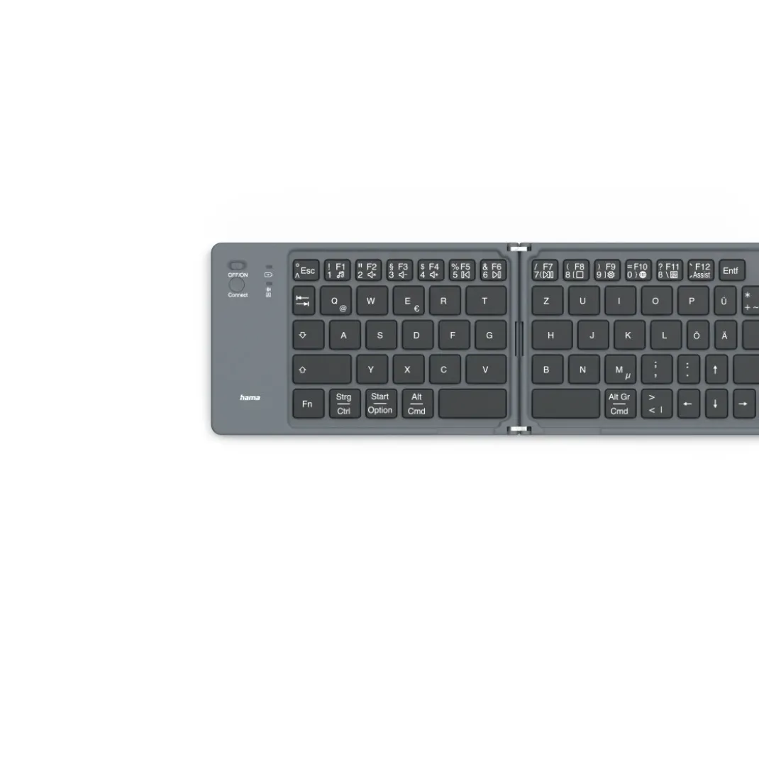 Bluetooth®-Mini-Tastatur "Travel 450", faltbar, kabellos, Schw., QWERTZ DE