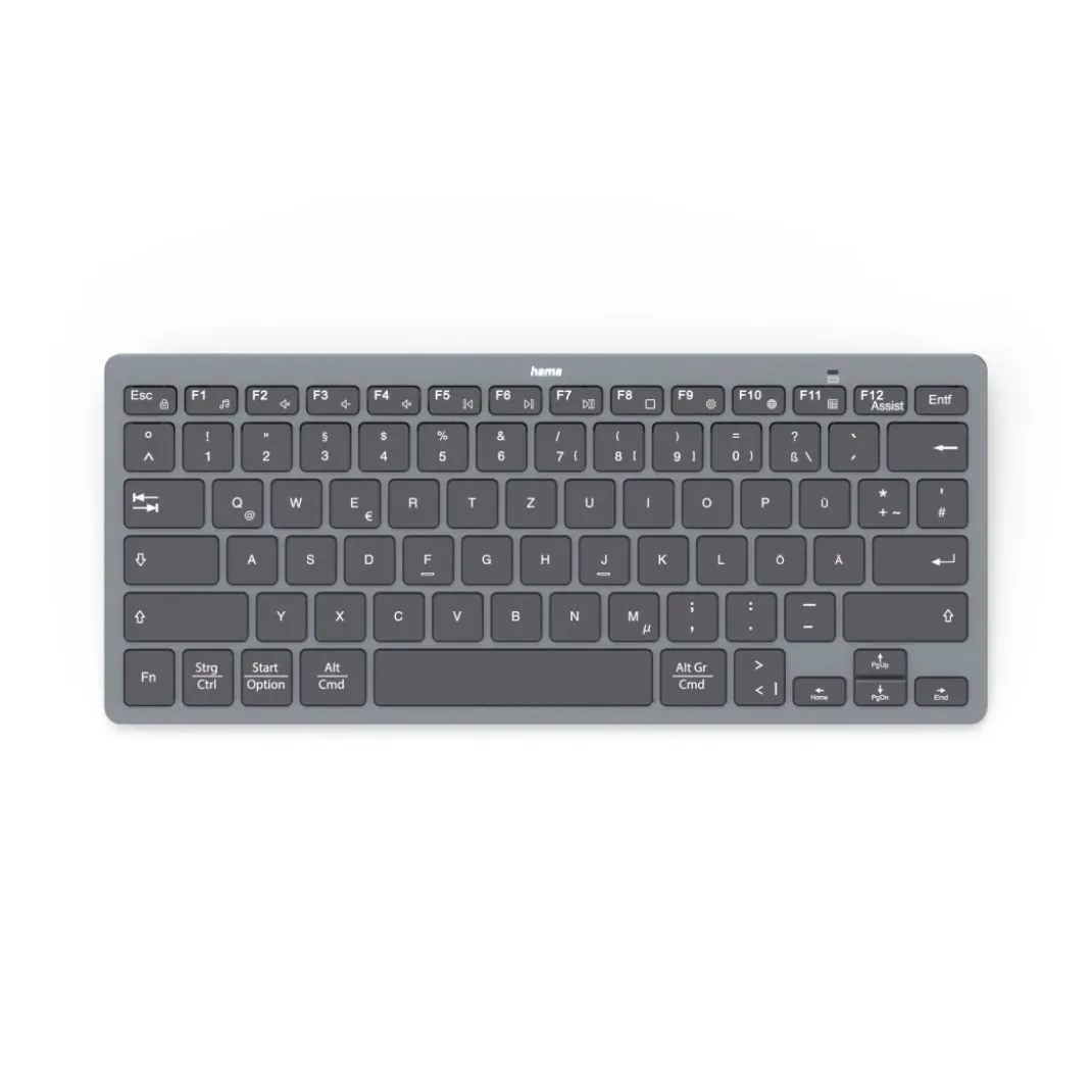 Bluetooth®-Mini-Tastatur "Travel 400" für Tablets, kabellos, SW, QWERTZ DE