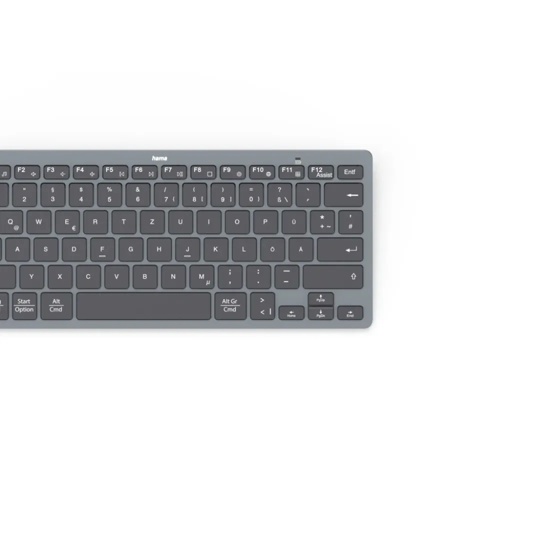 Bluetooth®-Mini-Tastatur "Travel 400" für Tablets, kabellos, SW, QWERTZ DE